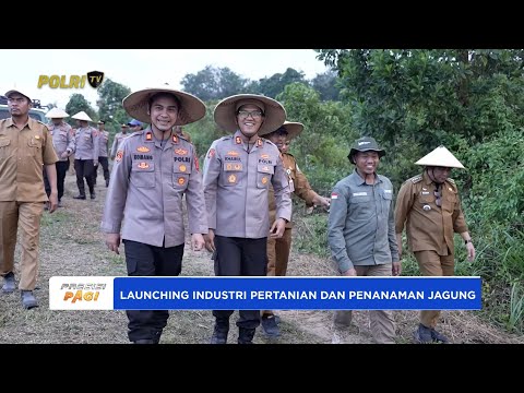 KAPOLRES KUKAR HADIRI PERESMIAN INDUSTRI PERTANIAN &amp; PENANAMAN JAGUNG SERENTAK DUKUNG SWASEMBADA