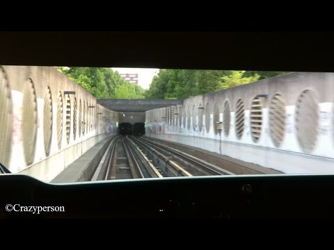 RET Metro Cabinerit Spijkenisse Centrum-Zalmplaat naar Rotterdam Centraal #CabView