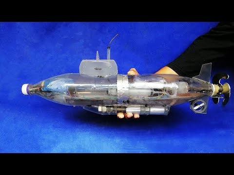 How To Make A RC Submarine - From Plastic Bottles - Amazing DIY Projects