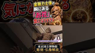 金剛力士像の胸にある「お花」が気になりすぎる　#東京国立博物館 #儒烏風亭らでん #文化財 #仏像