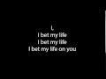 Imagine Dragons - I Bet My Life (Lyrics)