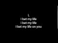 Imagine Dragons - I Bet My Life (Lyrics) 