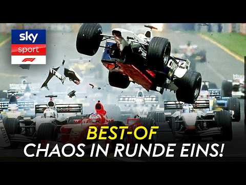 Die gefährlichsten Starts: Top 15 Chaos-Momente der Formel 1! 🏎️💨