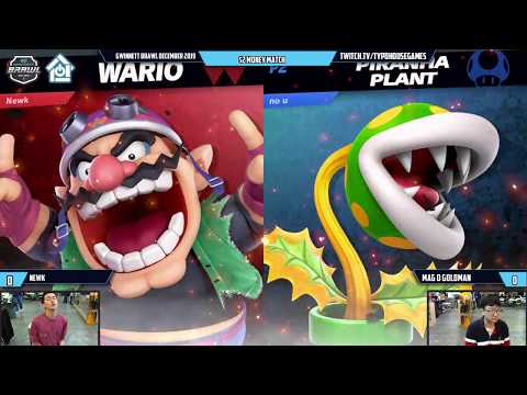 Gwinnett Brawl January 2020 - Newk(Wario) VS Mag. D Goldman(Piranha Plant)- $2 Money Match