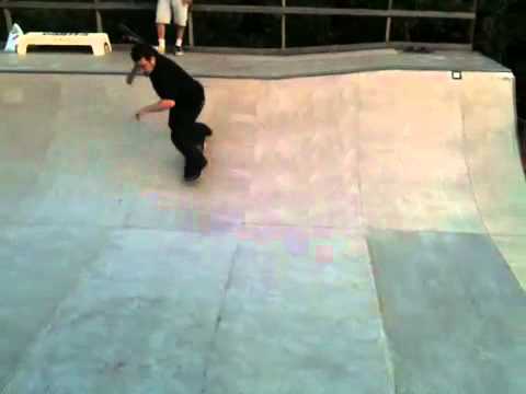 Death Skateboards: Nick Zorlac shredding the miniramp