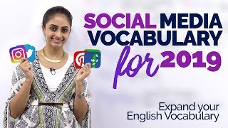 Social Media Vocabulary - Advanced English Speaking Lesson | Improve your English vocabulary