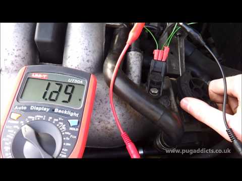 MAP sensor testing with a multimeter - Peugeot 306 GTi-6