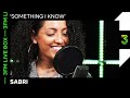 Sabri live met 'Something I Know' | 3FM Live Box | NPO 3FM