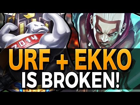 URF EKKO IS BROKEN!! - 2016 Gameplay League of Legends