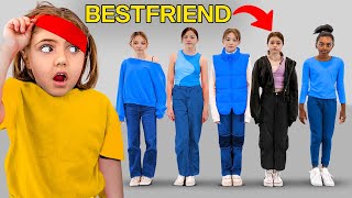 My Daughter Tries to Find Her Bestfriend Blindfolded! ft/ Jordan Matter