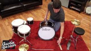 How to Assemble Kids Drum Kit | DeRosa 516 5-Piece 16
