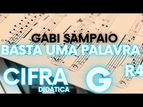 Basta Uma Palavra - Gabi Sampaio