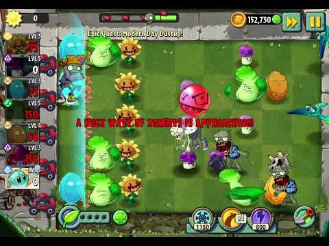 PvZ2 Epic Quest: Modern Day Dustup - Step 2
