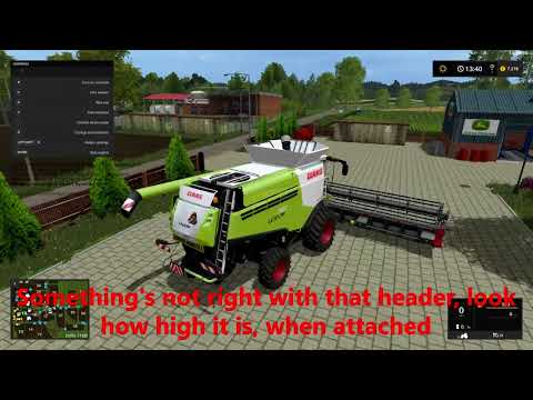 Farming Simulator 17 Timelapse 15 (Polska Kraina) - Wheat harvest and straw bales!