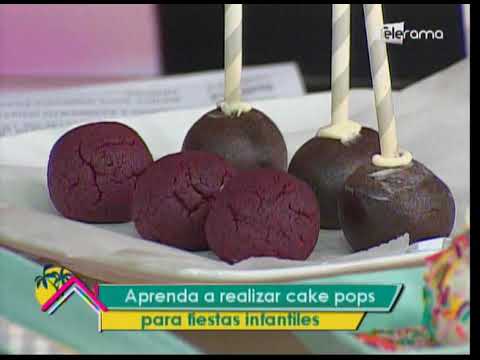 Aprenda a realizar cake pops para fiestas infantiles