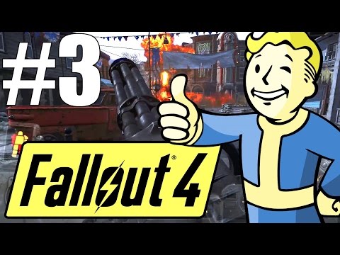 Fallout 4 Lets Play - Part 3 - When Freedom Calls! (Survival Mode)