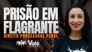 PRISÃO EM FLAGRANTE - DIREITO PROCESSUAL PENAL - Prof. Mayara