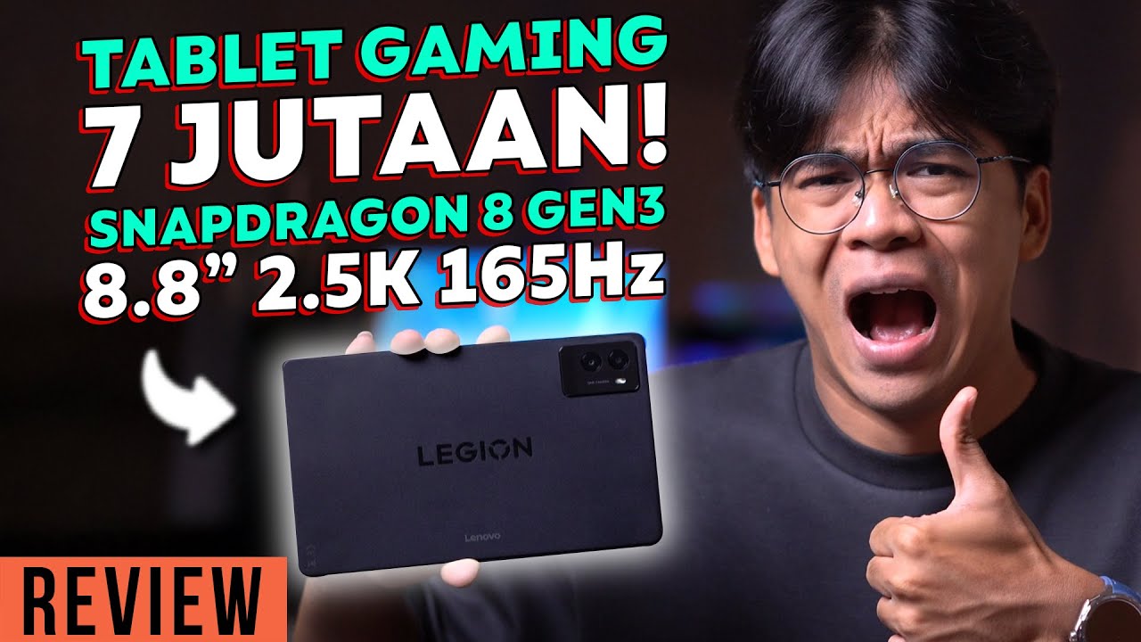 Tablet Gaming MINI Tapi KENCENG! Review Lenovo Legion TAB Gen3 8.8"