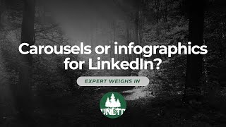 Are carousels or infographics better for engagement on LinkedIn?