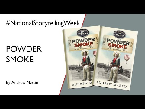 Andrew Martin, reads an excerpt from his latest book 'Powder Smoke'