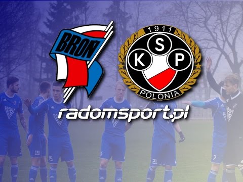 Broń Radom - Polonia Warszawa (skrót meczu)