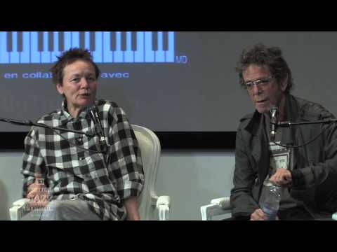 Laurie Anderson & Lou Reed - Press conference 2010
