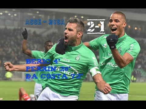 AS Saint-Etienne - RC Strasbourg Alsace 2-1 Le résumé
