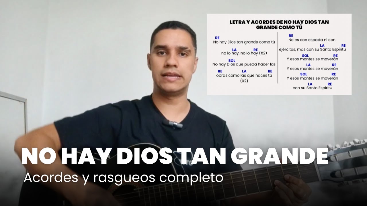 NO HAY DIOS TAN GRANDE COMO TÚ I GUITARRA FÁCIL TUTORIAL