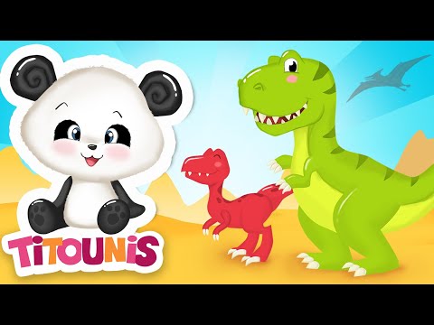 LES DINOSAURES + Comptines et Chanson pour Enfants #enfants #titounis