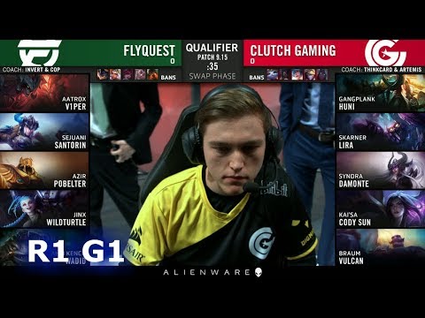 FLY vs CG - Game 1 | Round 1 S9 LCS Regional Qualifier for Worlds 2019 | FlyQuest vs Clutch G1