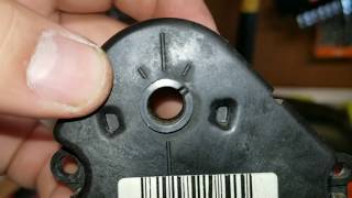 2004 Buick Lesabre blend door actuator replacement - manual controlled single zone AC