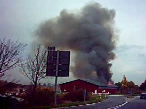 Scheunenbrand in Stotel