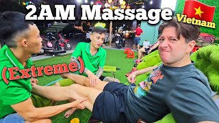 ⏰️2AM TWO YOUNG MASTERS Intensive PT Massage: Broken Ankle (Physical Therapy) Da Nang, Vietnam 🇻🇳