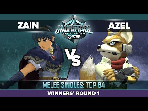 Zain vs Azel - Winners' Round 1: Melee Singles Top 64 - Mainstage | Marth vs Fox