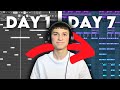 How I Learned PRODUCING In 7 DAYS FULL JOURNEY