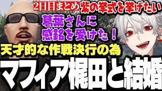 声優陣に対する天才的な計画を打ち明ける葛葉に感銘を受けたマフィア梶田、葛葉と結婚を決意。コミュニティは祝福と不安の声が入り混じるカオスな反応【にじさんじ/切り抜き/MADTOWN2日目まとめ】