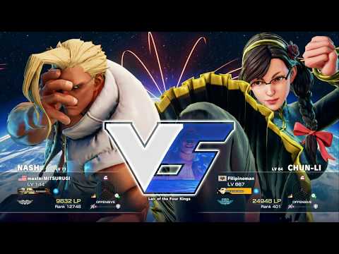 SFV: masterMITSURUGI VS Filipinoman (Single) Rank Match