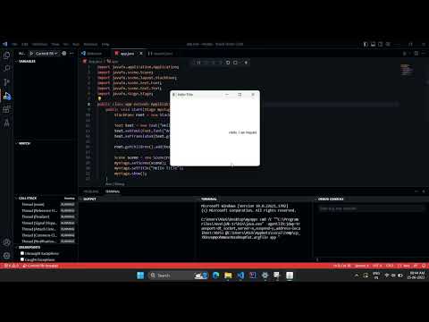 JavaFX with VS Code