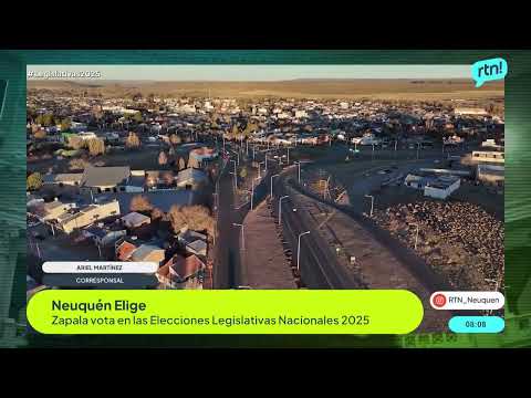 #EleccionesLegislativas2025 VOTACIÓN DEL INTENDENTE DE ZAPALA – CARLOS KOOPMAN