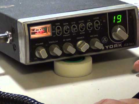 York JCB863, UK (CB 27/81) CB radio (Mobile)  - On The Air Test
