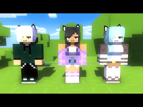 ADAMBARAI SHUFFLE DANCE APHMAU FIRST MEET TRAVIS AND KATELYN - MINECRAFT ANIMATION #shorts