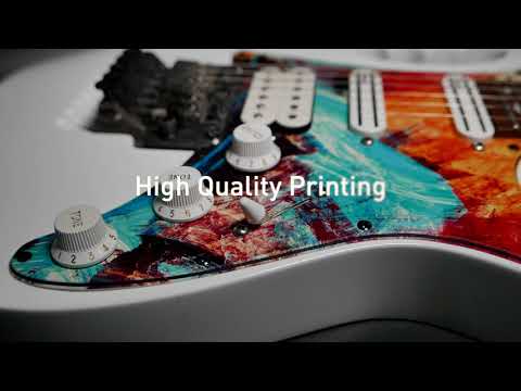 Burning Skull / Ibanez Pickguard / RG350 / JEMJR / Graphic / Stormguitar image 11