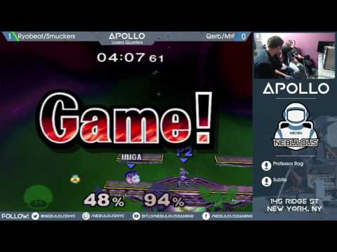 Apollo II: Doubles - Losers Quarters: Ryobeat/Smuckers vs. Qerb/MrF