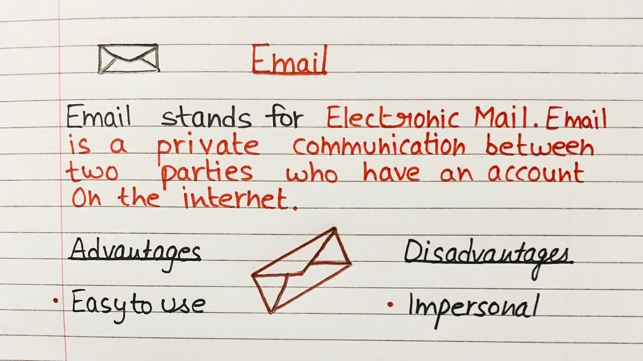 What is email and its features?