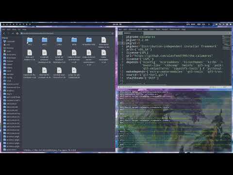 ArcoLinux : 2341 Creating a PKGBUILD for Calamares - question from Alexfeed1990