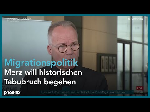 bundestagsgespräch mit Matthias Miersch und Carsten Linnemann zur Migrationspolitik am 29.01.25
