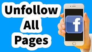 (Finally) How To Unfollow All Pages on Facebook At Once 2024 ( New Update)