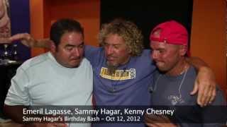 Sammy Hagar, Kenny Chesney &amp; Emeril Lagasse - Sammy&#39;s Birthday Bash 2012