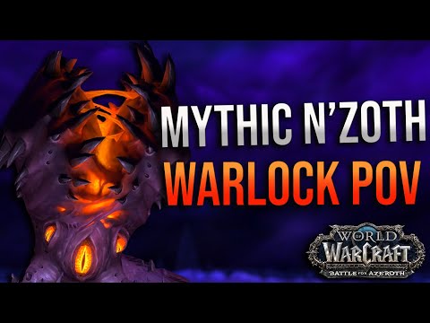 Mythic N'Zoth the Corruptor Kill and Reaction! Hall of Fame! Destruction Warlock POV!
