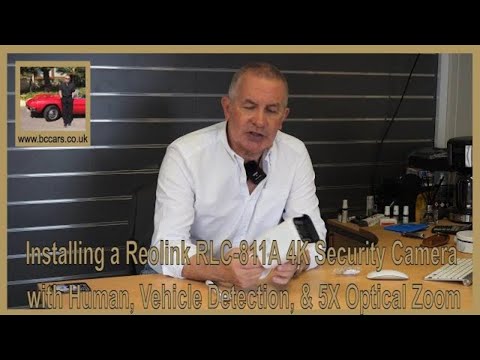 Installing a Reolink RLC-811A 4K Security Camera with Human & Vehicle Detection, 5X Optical Zoom